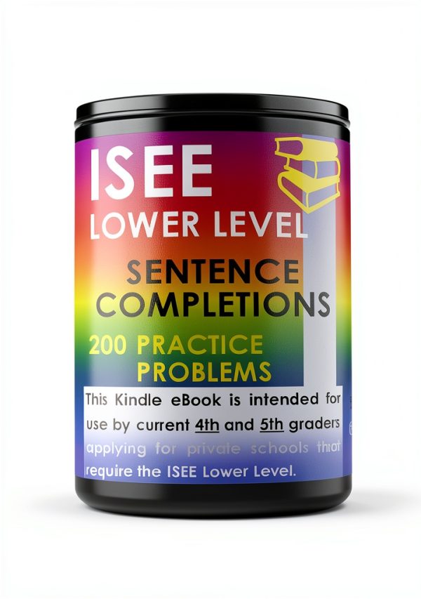 ISEE Exam Preparation Guide SSAT & COOP Test Study Book 68 Pages-0