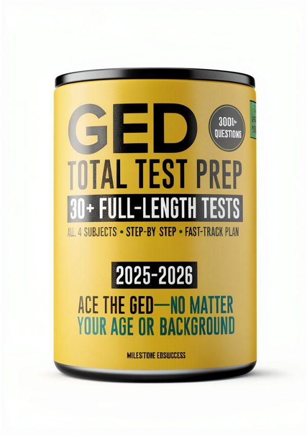 GED Test Guide Kindle Edition by ExamPrep 650-Page Study Book-0